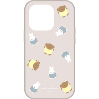 グルマンディーズ iPhone 14 Pro/13 Pro用ソフトケース ミッフィー ミッフィー&ボリス MF-344C