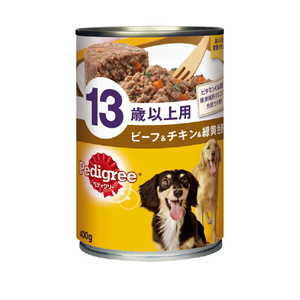 マースジャパンリミテッド 13歳以上用 ビーフ&チキン&緑黄色野菜 400g ペディグリー P13213ｻｲﾋﾞ-ﾌﾁｷﾝﾔｻｲ400G-イメージ1