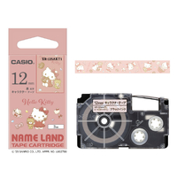 カシオ サンリオキャラクターテープ ハローキティ XR-12SAKT1