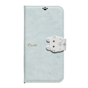 ＮＡＴＵＲＡＬ ｄｅｓｉｇｎ iPhone 16e用手帳型ケース NEW COCOTTE ブルーグレー IP24SP-COT09