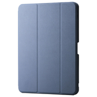 エレコム 11インチiPad Air(M3/M2) フラップケース 衝撃吸収 Pencil収納 スリープ対応 ブルーグレー TB-A25MSABG