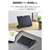 エレコム 11インチiPad Air(M3/M2) フラップケース 衝撃吸収 Pencil収納 スリープ対応 ブルーグレー TB-A25MSABG-イメージ5
