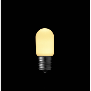 ヤザワ LEDナツメ球電球色E17 ホワイト LDT1LG22E17W-イメージ2