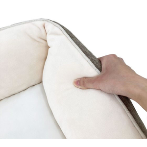 ペットプロジャパン Homey オールシーズンスクエアベッド M ブラウン FCE842T-イメージ3