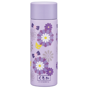 スケーター ポケットステンレスマグボトル120ml クロミ 菊 SMBC1BﾎﾟｹﾂﾄSTBT120MLｸﾛﾐｷｸ-イメージ4