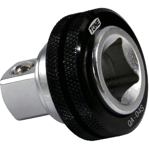 ＴＯＮＥ ソケットアダプター クイックアダプター 差込角１２．７ｍｍ 全長３５ｍｍ 外径３４ｍｍ TONE クイックアダプター コンパクトタイプ QA-04S-イメージ1