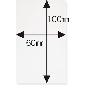 今村紙工 OPP袋 シールなし 60×100サイズ 0.025mm厚 100枚 FCJ427P-OPP25-610-イメージ2