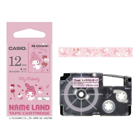 カシオ サンリオキャラクターテープ マイメロディ XR-12SAMM1