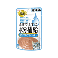 アイシア 国産 健康缶パウチ 水分補給かつおペースト 40g FC05228-KZJ-7