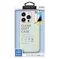 PGA iPhone 16 Pro用クリアソフトケース オーロラ PG-24BTP02AR