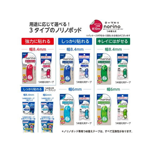 プラス ノリノポッド 強力に貼れる 本体8.4mmレッド TG-1122 F206717-38-892TG-1122-イメージ8