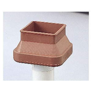 光 ゴム脚キャップ(フリーサイズイスゴム) 茶 角 40～50mm用 FCM0495-F4-4501-イメージ1