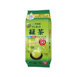 伊藤園 ワンポット エコティーバッグ緑茶 50袋 F372153-イメージ1