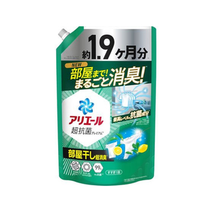 Ｐ＆Ｇ アリエールジェル 部屋干し 詰替 ウルトラジャンボ 1.4kg FC226TC-イメージ1