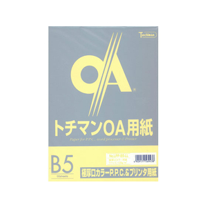 SAKAEテクニカルペーパー 極厚口カラーPPC B5 ライトレモン 50枚×5冊 FC65112-LPP-B5-LL-イメージ1