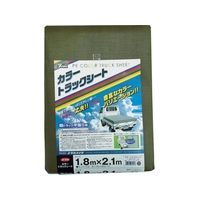 ユタカメイク カラートラックシート 1.8m×2.1m ODグリーン ODグリーン1.82.10.38 FC746GV-8192352