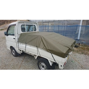 ユタカメイク カラートラックシート 1.8m×2.1m ODグリーン ODグリーン1.82.10.38 FC746GV-8192352-イメージ3