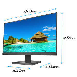 I・Oデータ USB Type-C搭載 27型 液晶ディスプレイ ブラック LCD-C272SDBX-イメージ2