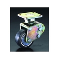 エスコ キャスター 固定金具 スプリング付 125mm FCY9327-EA986KZ-2