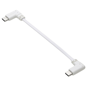 エレコム モバイルバッテリー用ケーブル (USB Type-C(TM)/充電専用/60W/10cm) ホワイト MPA-CCLL01WH-イメージ1