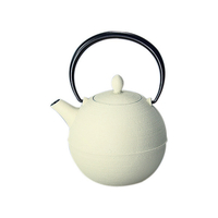 ワールドクリエイト 岩鋳 藍花 日の丸 白 鉄急須 白 ﾋﾉﾏﾙｼﾛﾃﾂｷﾕｳｽ