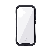 Hamee iPhone17用 強化ガラスクリアケース IFACE REFLECTION ブラック 41-182875