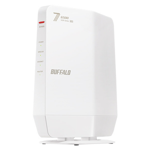BUFFALO 無線LAN親機 802．11be/ax/ac/n/a/g/b 5764+688Mbps ホワイト WSR6500BE6P-WH