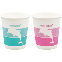 江部松商事 EBM/既製イルカ柄 紙コップ 7オンス 50個入 直径72 FC619LP-5613560