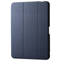 エレコム 11インチiPad Air(M3/M2) フラップケース 衝撃吸収 Pencil収納 スリープ対応 ネイビー TB-A25MSANV