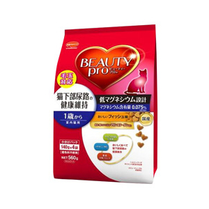 日本ペットフード ビューティープロ キャット 猫下部尿路の健康維持 1歳から 560g ﾋﾞﾕ-ﾃｲ-ﾌﾟﾛｶﾌﾞﾆﾖｳﾛｹﾝｺｳ560G-イメージ1