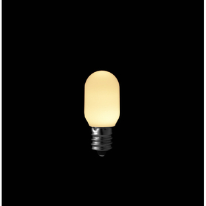 ヤザワ LEDナツメ球電球色E12 ホワイト LDT1LG19E12W-イメージ2