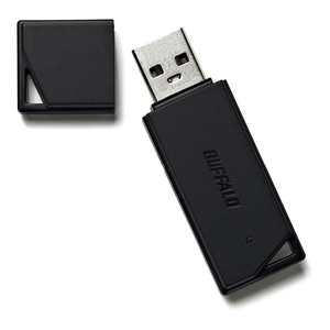 BUFFALO USB2．0用 どっちもUSBメモリー(16GB) ブラック RUF2-KR16GA-BK-イメージ1