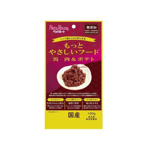 ペッツルート もっとやさしいフード 馬肉&ポテト 100g FCS2428-イメージ1
