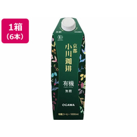 京都西京極 小川珈琲店 小川珈琲/京都 小川珈琲 有機珈琲 無糖 1L 6本 FCK529A