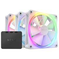 NZXT RGBファン 120mm 3個&RGB照明コントローラーセットモデル ホワイト RF-R12TF-W1