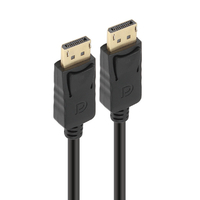 JTT DisplayPortケーブル 4K対応 1m ブラック JTDISP4K-1M-BK