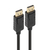 JTT DisplayPortケーブル 4K対応 1m ブラック JTDISP4K-1M-BK-イメージ1