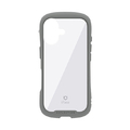 Hamee iPhone17用 強化ガラスクリアケース IFACE REFLECTION グレー 41-182882