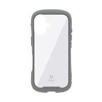 Hamee iPhone17用 強化ガラスクリアケース IFACE REFLECTION グレー 41-182882