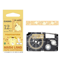 カシオ サンリオキャラクターテープ ポムポムプリン XR-12SAPN1