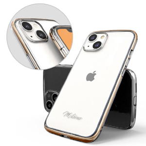 motomo iPhone 14 Pro用ケース INO LINE INFINITY CLEAR CASE クロームブラック MT24288I14PBK-イメージ11