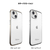 motomo iPhone 14 Pro用ケース INO LINE INFINITY CLEAR CASE クロームブラック MT24288I14PBK-イメージ13