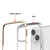 motomo iPhone 14 Pro用ケース INO LINE INFINITY CLEAR CASE クロームブラック MT24288I14PBK-イメージ7