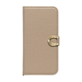 ＮＡＴＵＲＡＬ　ｄｅｓｉｇｎ iphone17e/16e用 手帳型ｹｰｽ orfe グレージュ IP24SP-ORF03