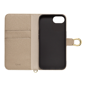 ＮＡＴＵＲＡＬ　ｄｅｓｉｇｎ iphone17e/16e用 手帳型ｹｰｽ orfe グレージュ IP24SP-ORF03-イメージ3