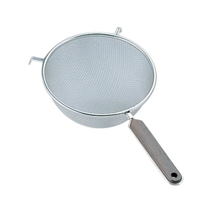 エムテートリマツ HN18-8 ローズ柄ストレーナー 25cm ダブル網 FCM6187-013025004-イメージ1