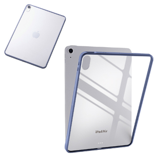 エレコム 11インチiPad Air(M3/M2)用クリアケース 軽量 カラーエッジ 背面クリア ブルーグレー TB-A25MTSLOBG-イメージ2