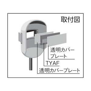 トラスコ 手持ち面用自動遮光フィルタ　＃１１ TRUSCO　手持ち面用自動遮光フィルタ TYAF-イメージ2