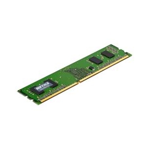 BUFFALO デスクトップ用メモリ PC3-12800 240ピン DDR3 SDRAM DIMM(2GB×1) D3U1600-X2G-イメージ1