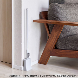 日本クリンテック STAND. 自立 ほうき チリトリ付 高さ67cm チャコール FCG090Y-イメージ6